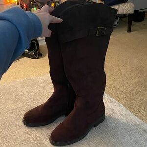 Women's Brown Suede Boots